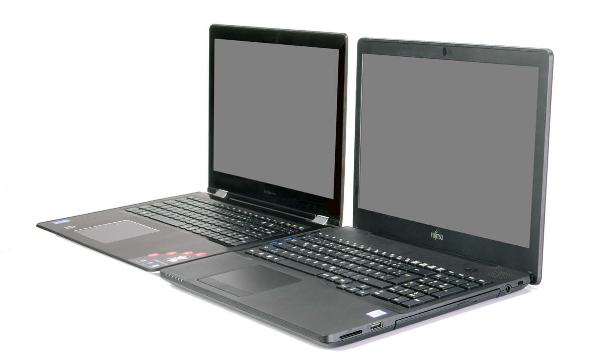 Fujitsu und Lenovo Notebook